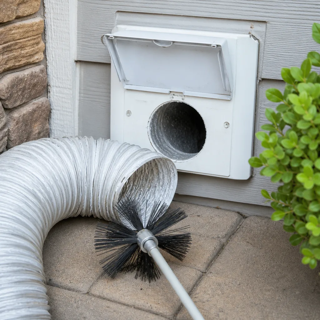Dryer vent cleaning