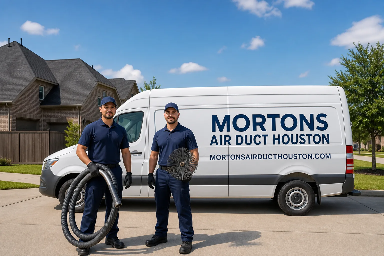 Mortons Air Duct Houston air duct cleaning team